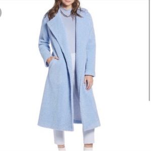 Something Navy Collection Blue Teddy Coat